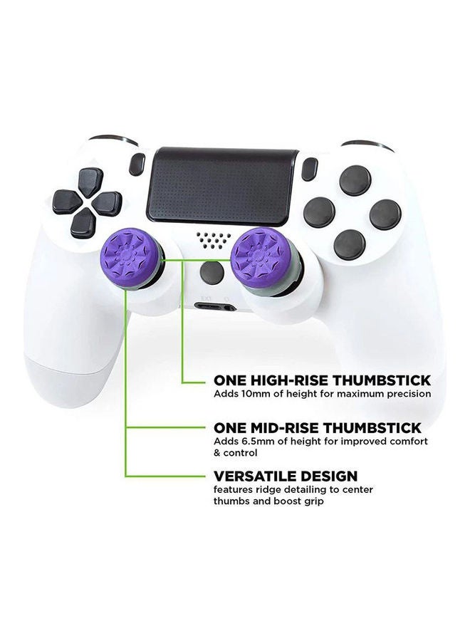 KontrolFreek FPS Freek Galaxy Purple for PlayStation 4 (PS4) and PlayStation 5 (PS5) | Performance Thumbsticks | 1 High-Rise, 1 Mid-Rise | Purple - Image 3
