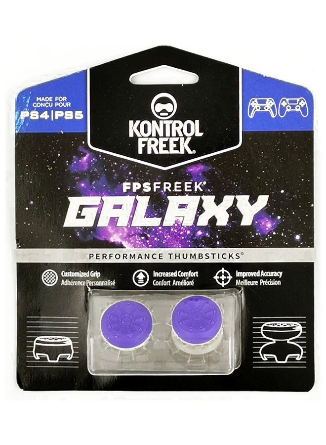 KontrolFreek FPS Freek Galaxy Purple for PlayStation 4 (PS4) and PlayStation 5 (PS5) | Performance Thumbsticks | 1 High-Rise, 1 Mid-Rise | Purple - Image 4