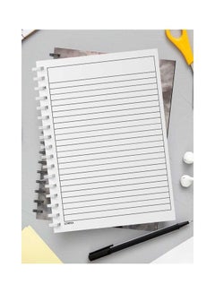 LOWHA Attack On Titan Mikasa Printed Spiral 60 Sheets Notebook Grey/Brown/Red  - Image 3