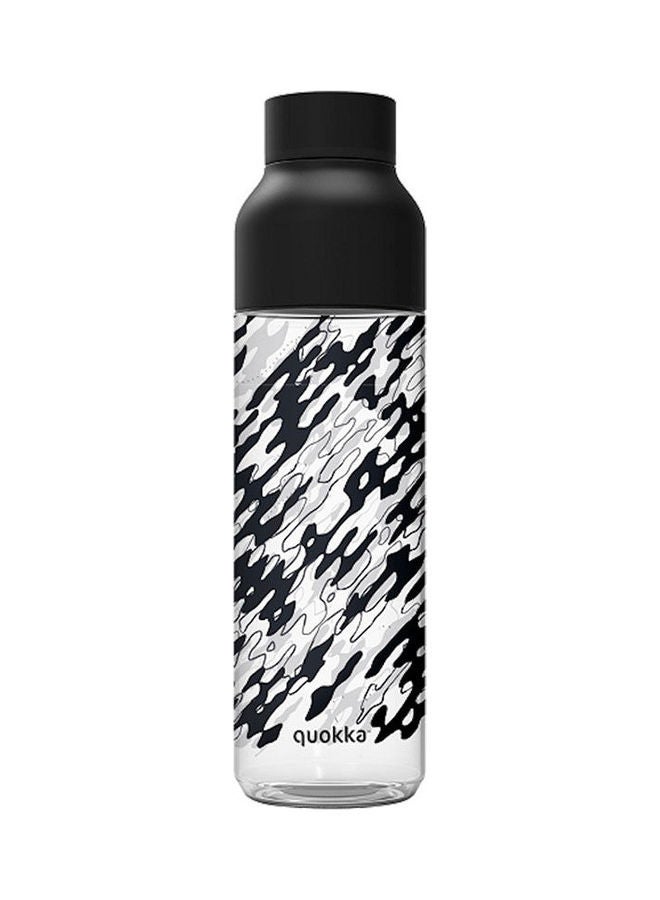 كوكا زجاجة شرب آيس من بلاستيك التريتان بنمط مموه أسود - Image 1