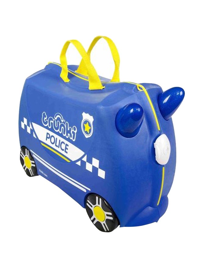 trunki - Percy Police Car Kids Suitcase Multicolour - Image 1