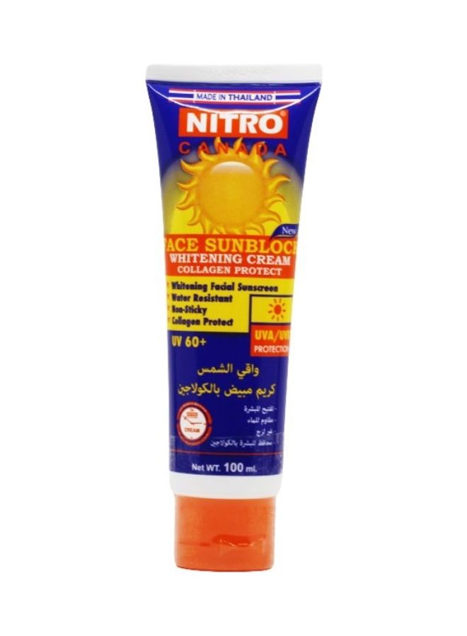 NITRO CANADA Sunscreen And Whitening Cream With Collagen White 100ml 