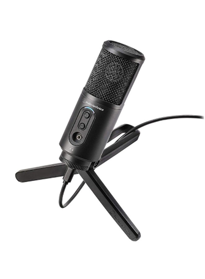audio-technica - Cardioid Condenser USB Microphone ATR2500X-USB Black - Image 1