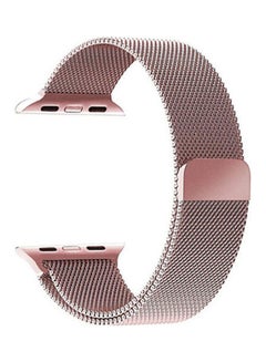 Magnetic Bracelet Stainless Steel For Apple Watch 38 MM Pink