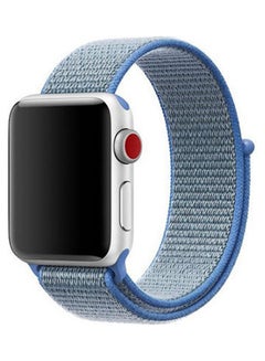 Generic Bracelet Nylon For Apple Watch 42 MM Blue  - Image 2