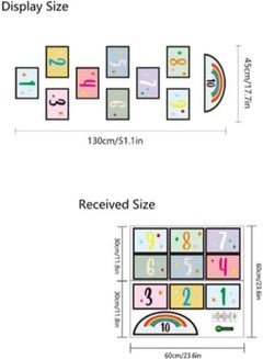 Generic Kids Digital Print Floor Sticker Multicolour  - Image 2