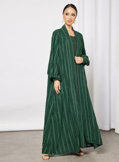 Bisht Abaya With Inner Green