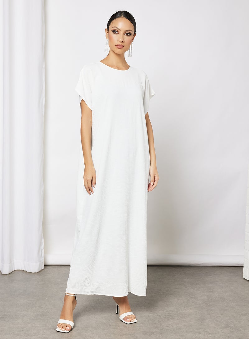 Bousni Embroidered Bisht With Inner Beige - Image 4