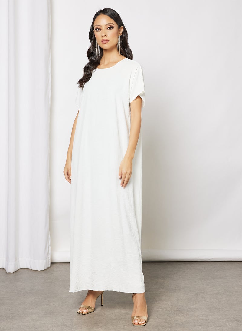 Bousni Embroidered Bisht With Inner White/Black  - Image 4