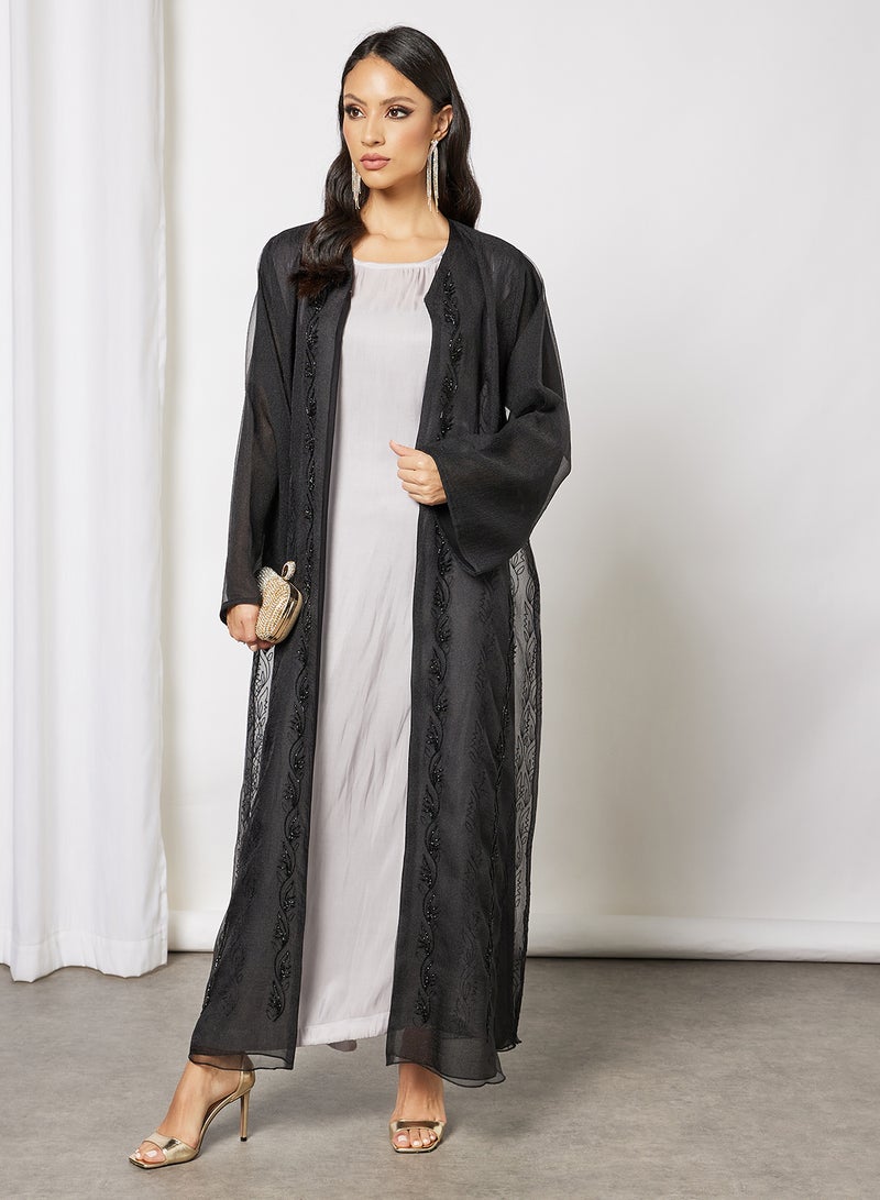 Bousni Abaya Inner Grey  - Image 4