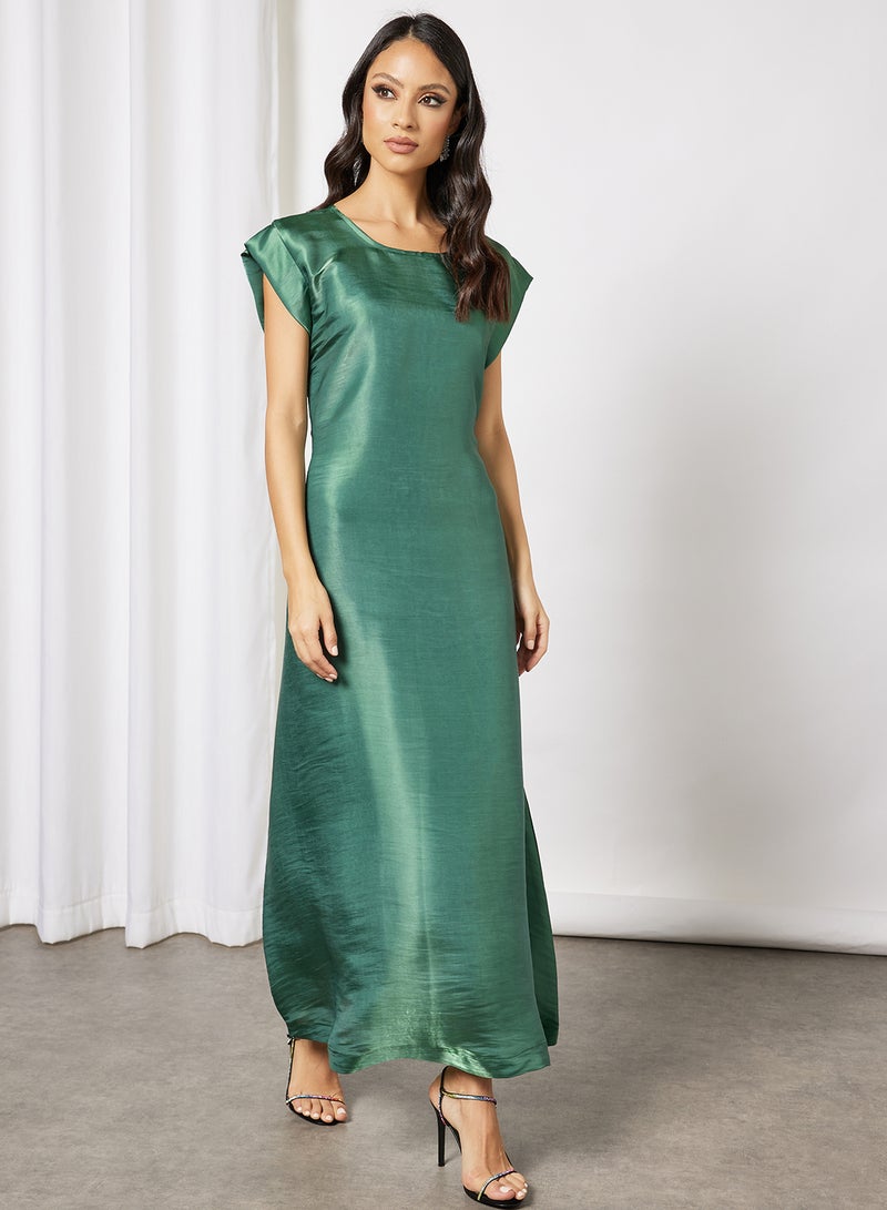 Bousni Abaya Inner Green  - Image 1
