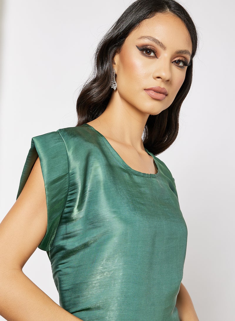 Bousni Abaya Inner Green  - Image 3