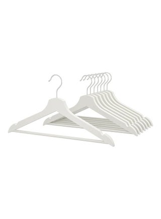 8-Piece Multi-Functional Hanger Set White 43X14X8cm - v1643004878/N48790277A_1