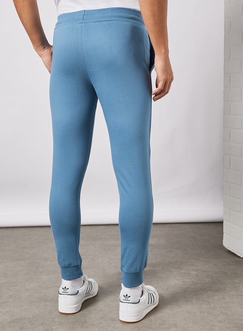 Noon East - Men's Basic Casual Cotton Joggers with Side Pocket Deep Aegean - Image 1