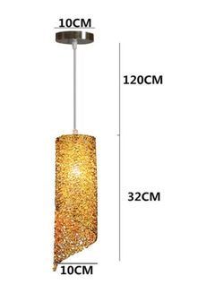 ماركة غير محددة ثريا بمصابيح LED ذهبي 32x10x120سم  - Image 5