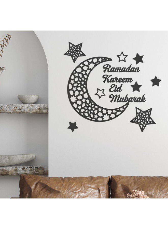 ملصق مرآة أكريليك هلال رمضان كريم ثلاثي الأبعاد - Image 2