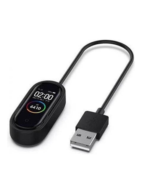 كابل شحن USB لساعة شاومي مي باند 4 أسود