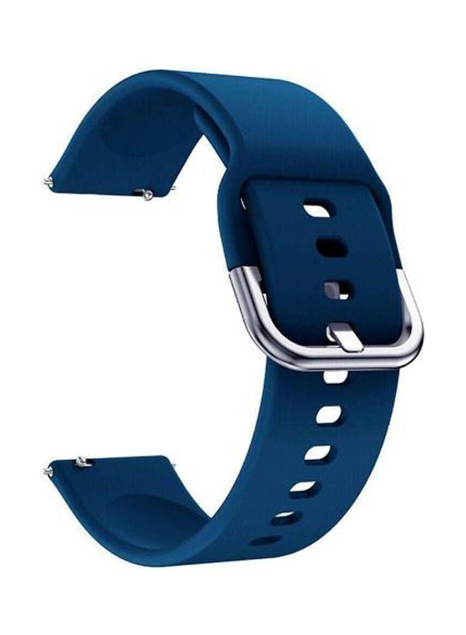 Silicone Sport Strap For Samsung Galaxy Watch 3 41 Watch 4 2021 Gear S2 Blue