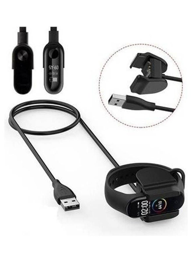 Generic Charger Cable For Xiaomi Mi Band 3 4 5 6 Charging Cable Black 