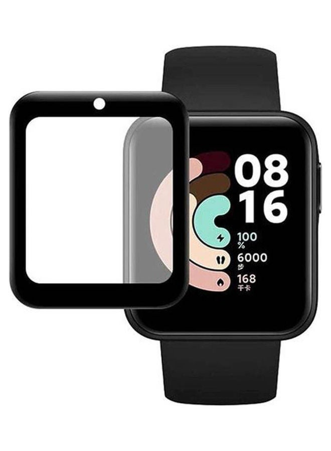 Screen Protector Curved Full Screen Soft Film Xiaomi Mi Watch Lite Black-Clear