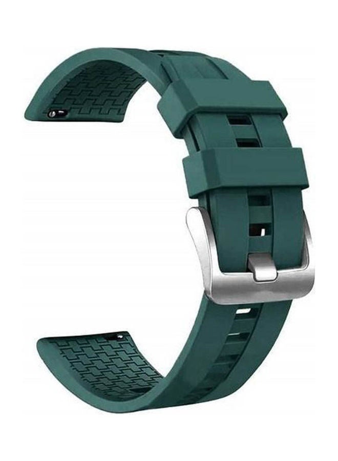 Silicone Strap Replacement Band 22 Mm For Honor Magic2 46 Mm Midnight Green Green