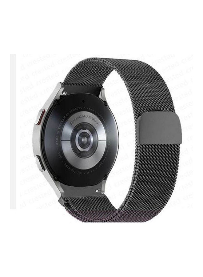 Gapsless Magnetic Band For Samsung Galaxy Watch4 Classic 46mm 42mm Watch4 44mm 40mm Black