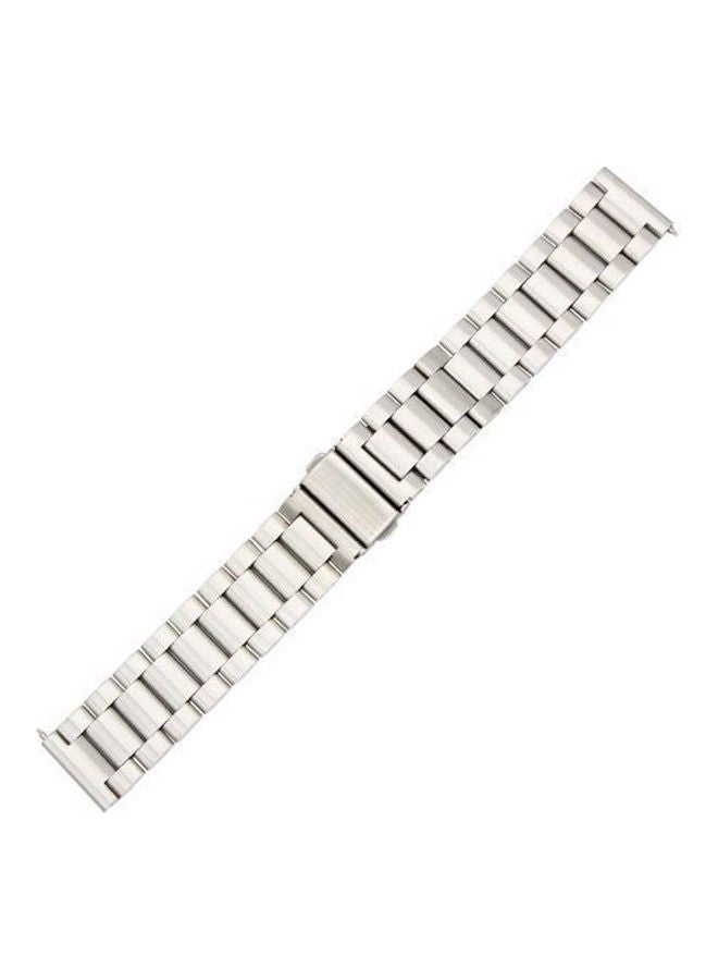 Stainless Steel Strap 22mm For Samsung Galaxy Watch 3 45 Silver - Image 2