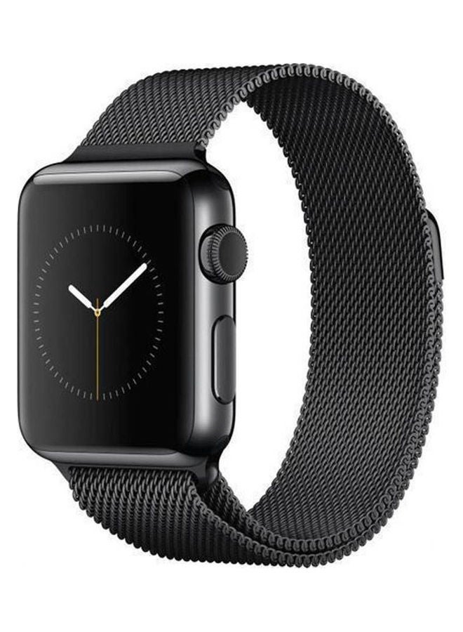 Bracelet Stainless Steel Watch Band Apple Watch Series 4 5 42mm 44mm Black - Image 2