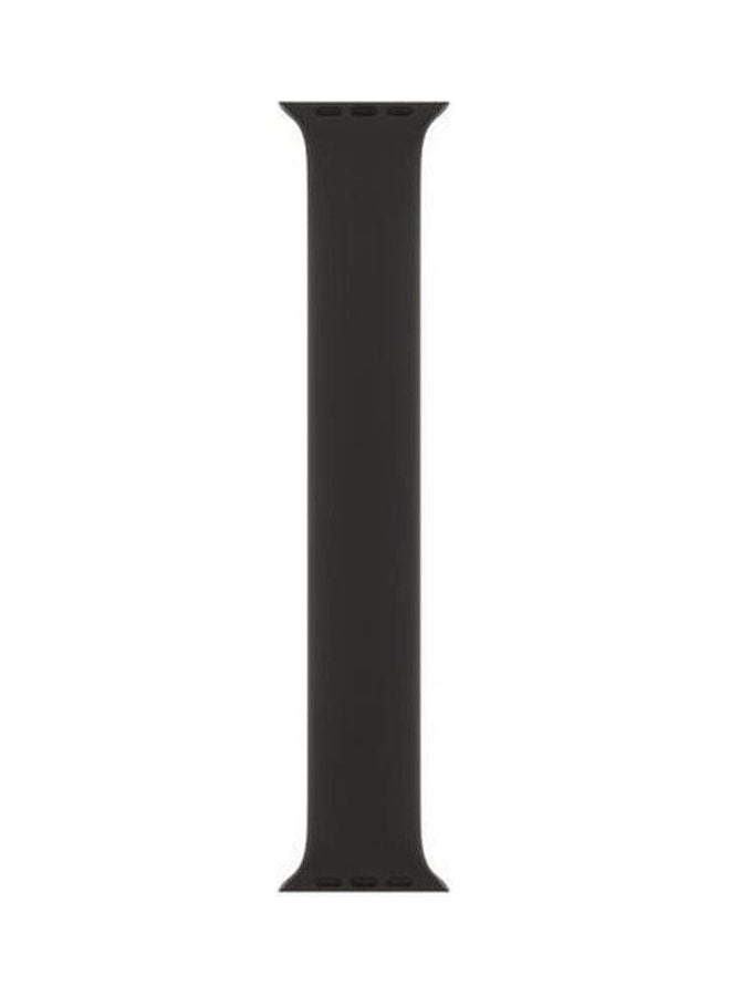 Apple Watch Series 4 Band Solo Loop Band No Clasps Or Buckles Strap 42 Mm 44 Mm Black  - Image 2
