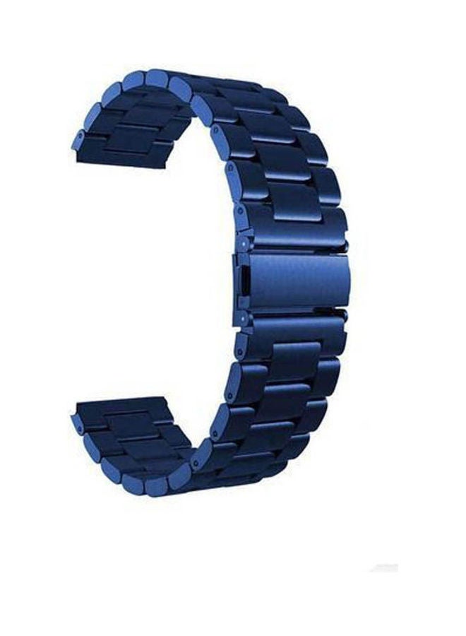 Replacement Stainless Steel Strap 22mm For Huawei Watch GT2 46Mmm Smart Watch Blue