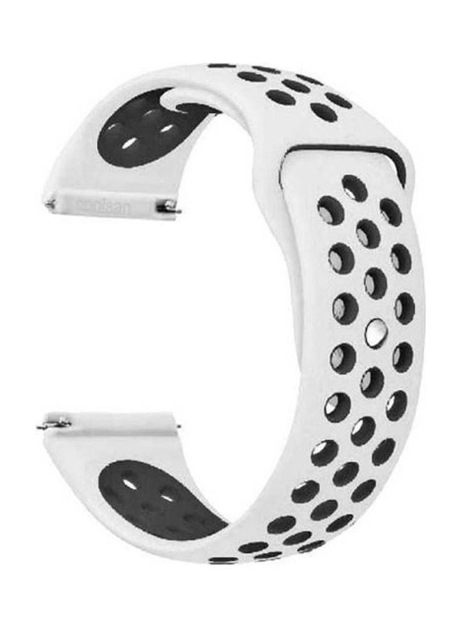 Replacement Silicone Sport Strap 22Mm For Huawei Watch Gt2 46Mmm White