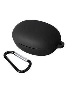 Realme Buds Q Ultrathin Bumber Silicone Case With Carabiner Black
