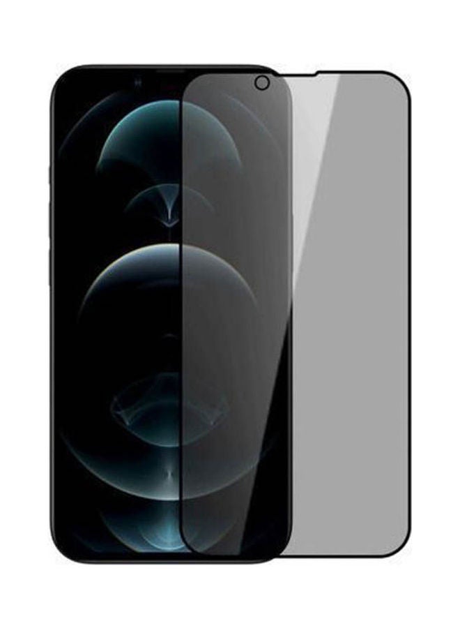 For IPhone 13 Pro Max 6.7 Privacy Tempered Glass Screen Shockproof Black