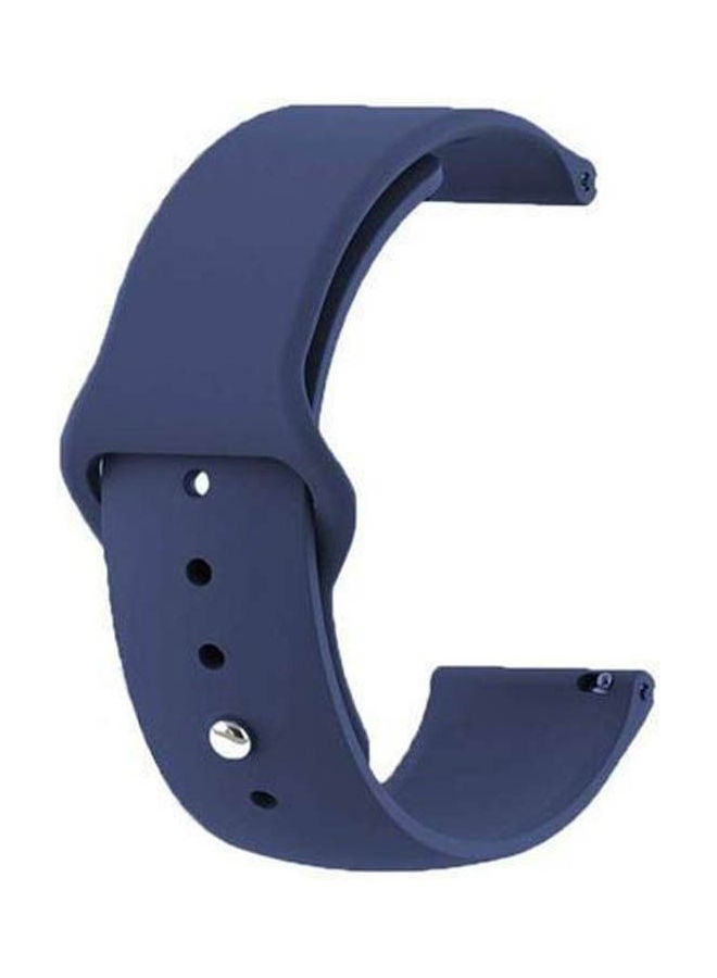 Replacement Silicone Sport Strap 22Mm For Samsung Gear S3 Frontier Blue