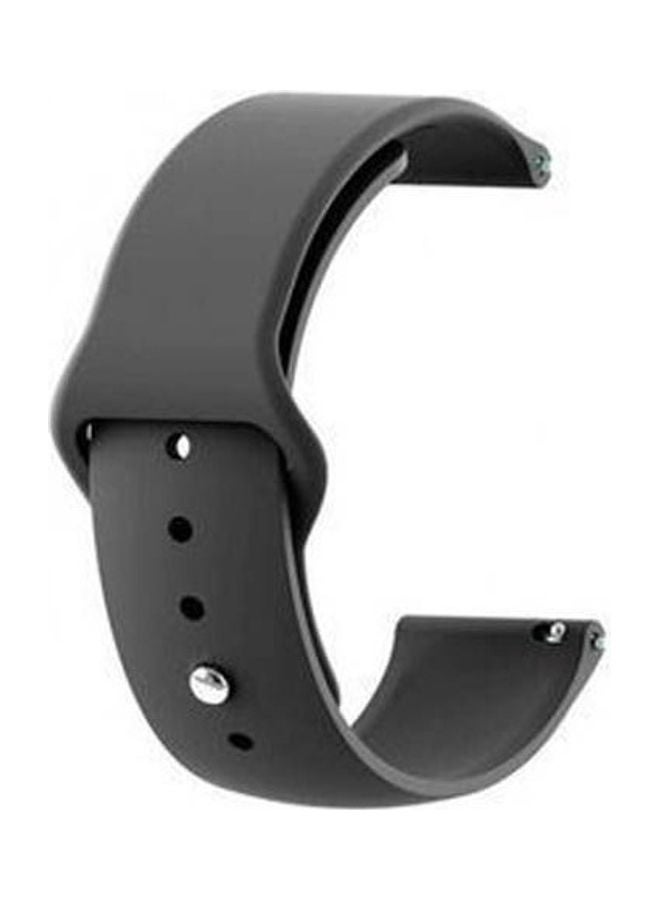 Replacement Silicone Sport Strap 20 Mm For Huawei Gt 2 42 Mm Black