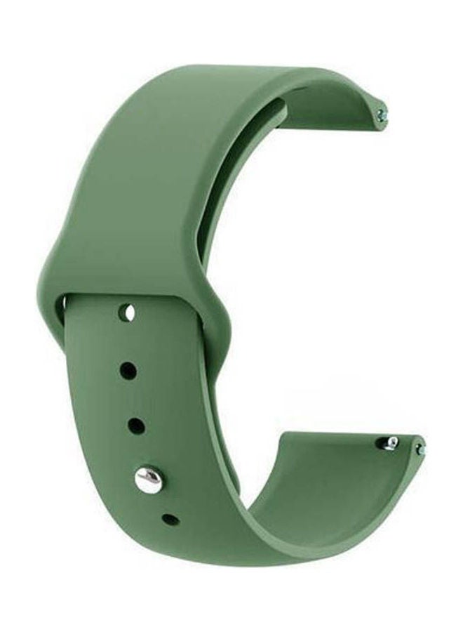 Replacement Silicone Sport Strap 22mm For Samsung Galaxy Watch 3 45MM Green