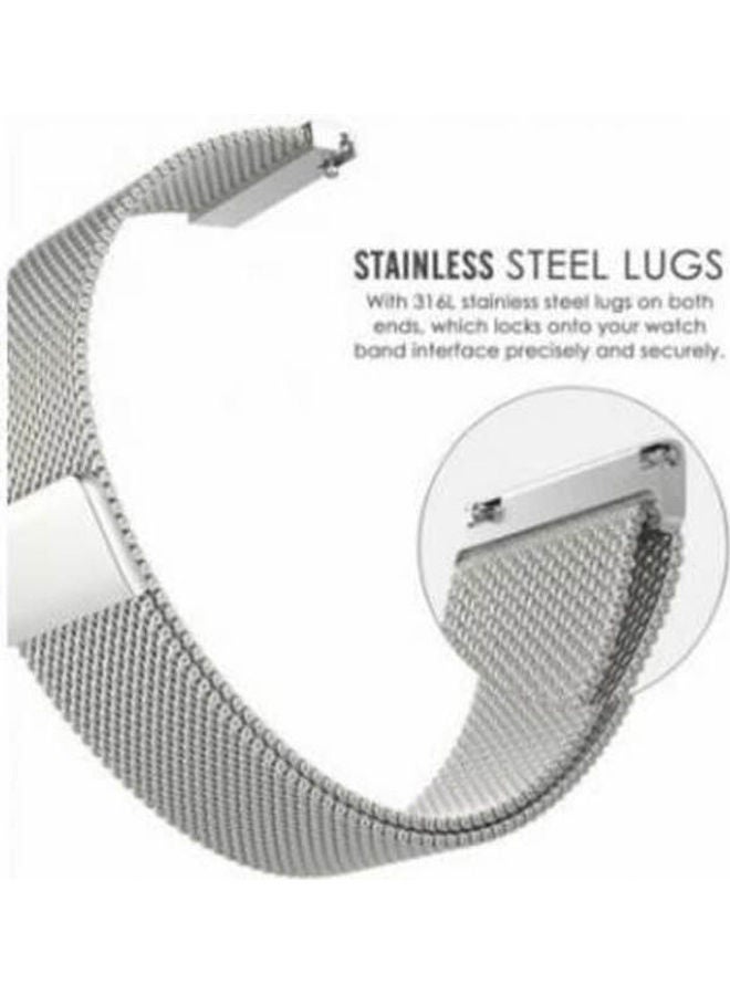 Stainless Steel Strap Bands 22 Mm For Huawei Gt Gt2 46 Mm Smart Watch Silver