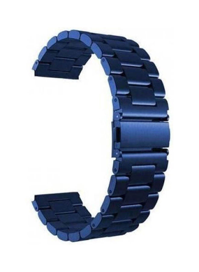 Stainless Steel Metal Strap Bands 20mm For Amzfit Gts2 Mini Blue