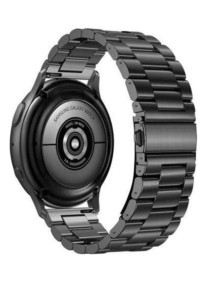 Galaxy Watch 4 Solid Stainless Steel Watch Strap Bracelet Wristband Black 