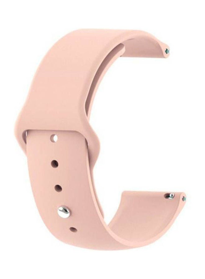 22 Mm Sport Silicone Straps For Samsung Galaxy Watch 46 Sand Pink