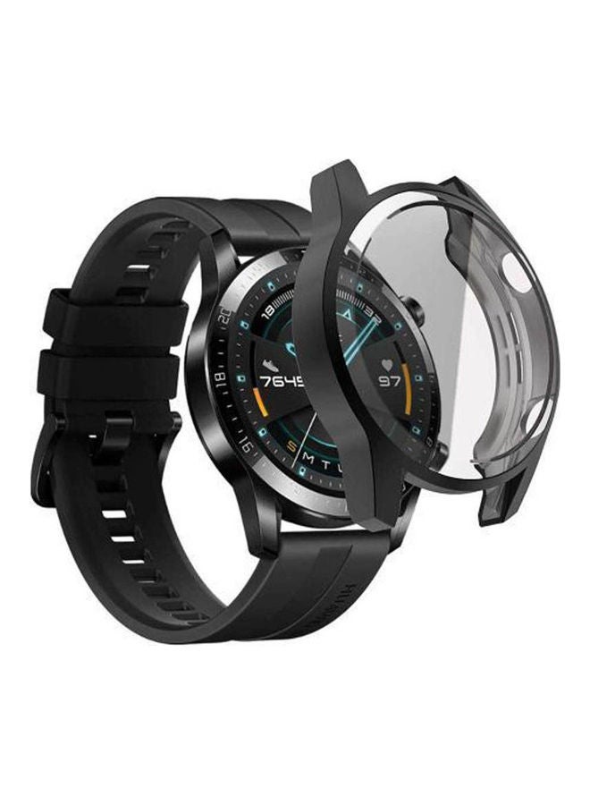 Huawei Gt2 46Mm 360 Silicone Case With Full Protecion Black