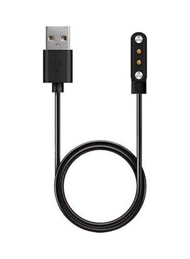 سيكاي Haylou Solar LS05 Magnetic Charger Adapter USB Charging Dock Fast Charging Cable Black  - Image 2
