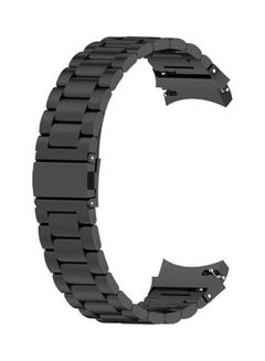 Generic Stainless Steel Strap Metal Watch Band For Samsung Galaxy Watch 4 40444246Mm Black 