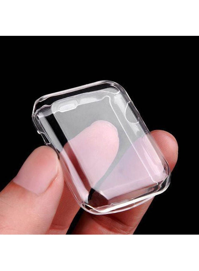 Full Cover Case Screen Protector For Iwatch 44Mm Apple Watch Series Se White