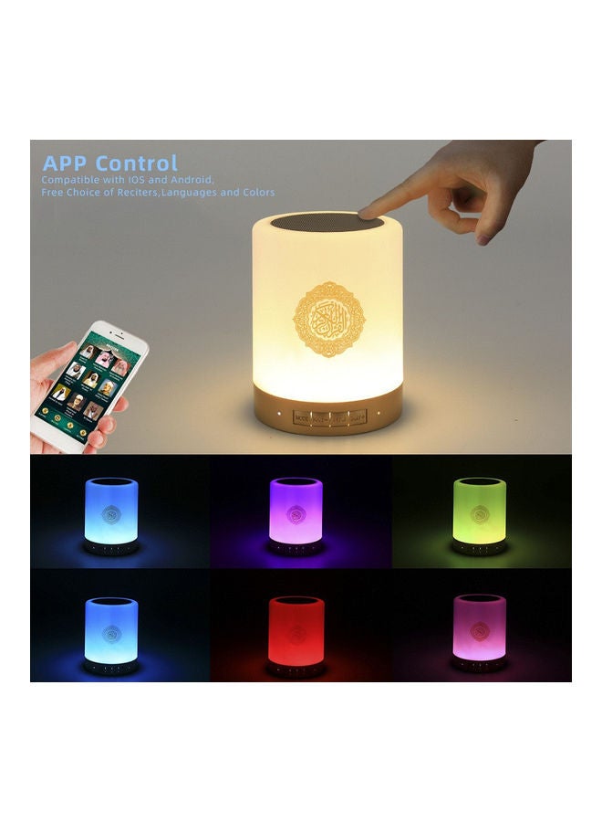 Gerenic - Quran Portable Touch Speaker Bluetooth LED Lamp Colorful APP Control multicolor - Image 1
