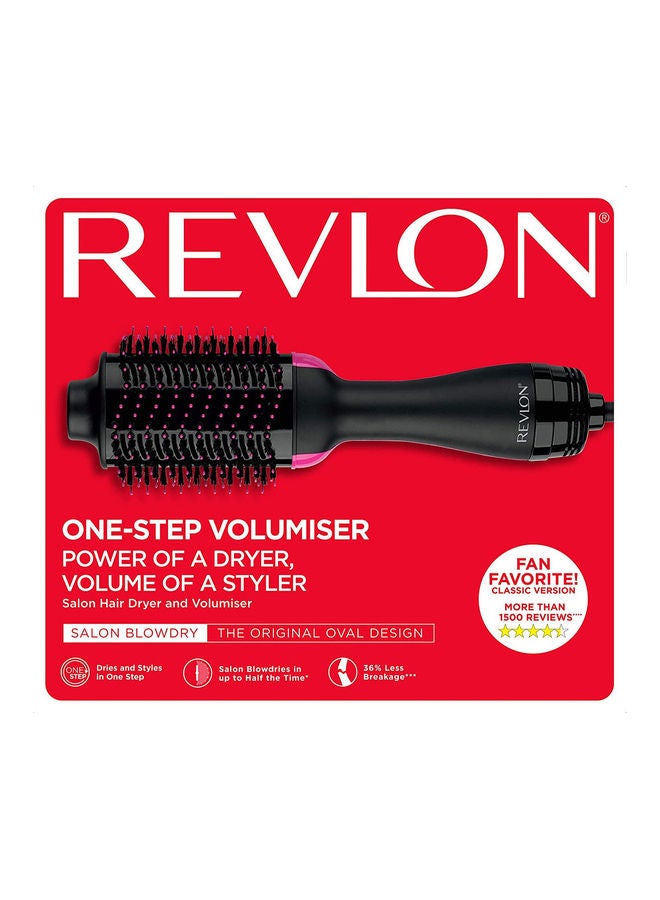 Revlon - One-Step Hair Dryer and Volumizer Black 0.8kg - Image 1