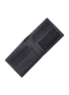 MICHEL HERBELIN Leather ID Wallet Navy Blue/Black  - Image 3