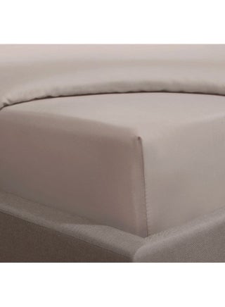 300 Thread Count Soft Cosy Luxury Extra Deep Super King Sized Fitted Sheet cotton Mink 182x200+40cm - v1643029683/N52471040A_1