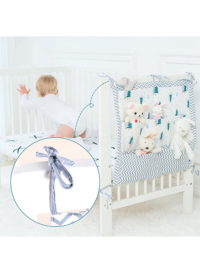 Muslin Tree Multifunctional Bedside Cotton Crib Storage Bag  - Image 4
