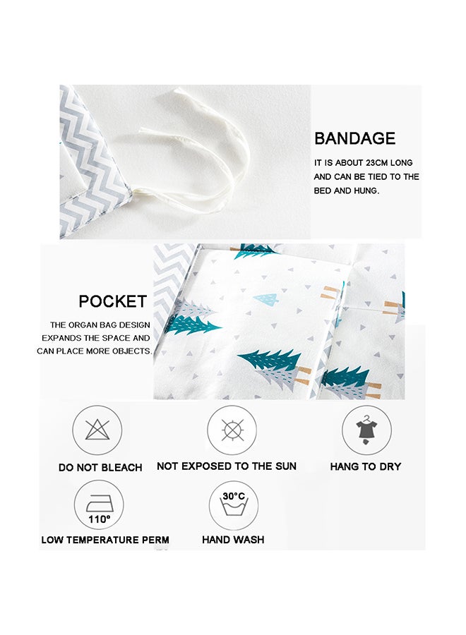 Muslin Tree Multifunctional Bedside Cotton Crib Storage Bag  - Image 5
